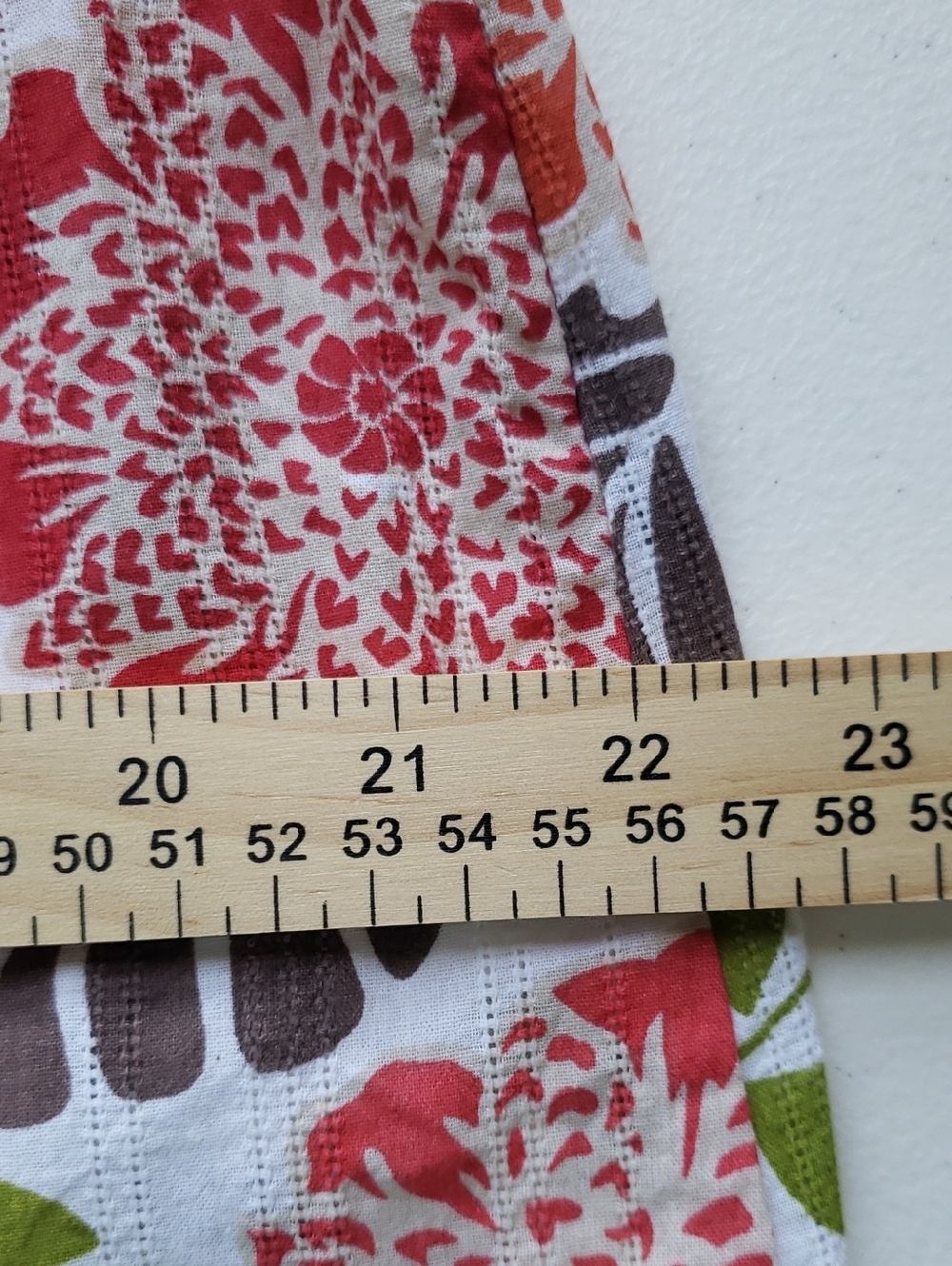 Boden Breezy Beach Cotton Floral Mini Dress 12L White Green Orange Lightweight - Picture 13 of 16